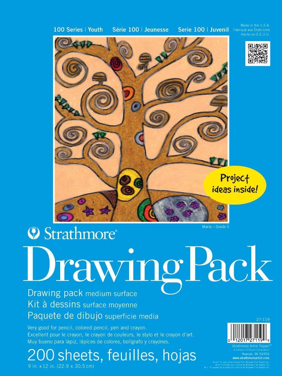 Strathmore 27-012 STR-27-012 30 Sheet Marker Pad, 9 by 12″(9×12)