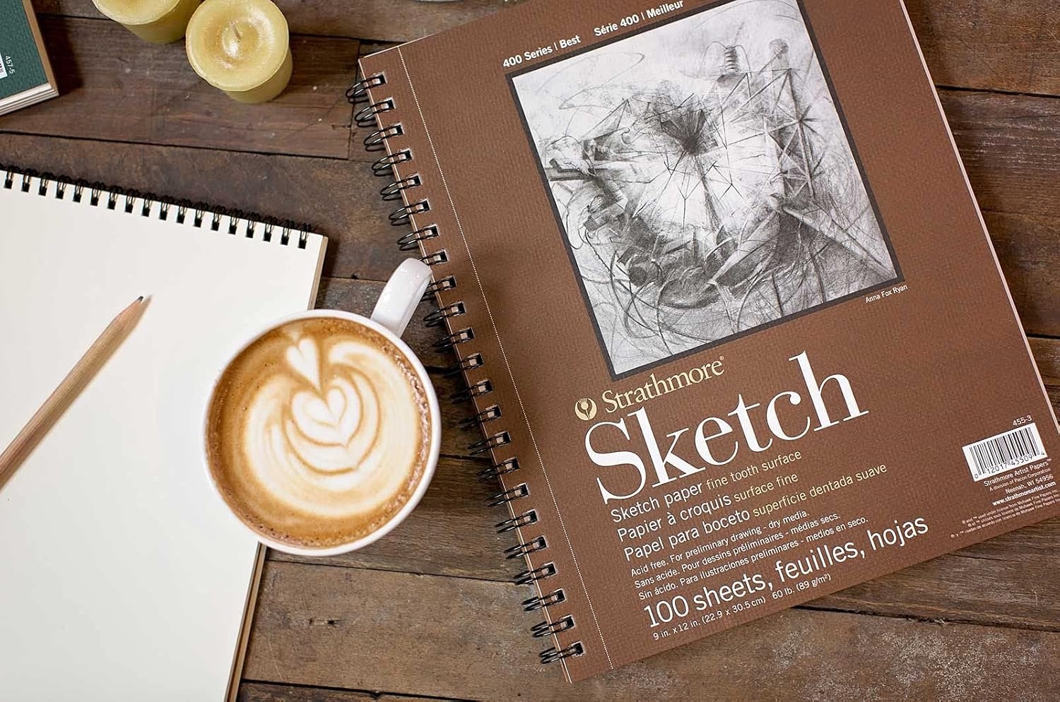 Strathmore 400 Series Sketch Pad, 9×12 inch, 100 Sheets – Artist Sketchbook for Drawing, Illustration, Art Class Students(9×12)