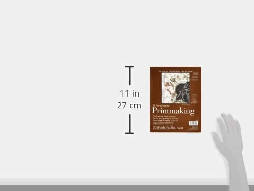 Strathmore Printmaking Paper Pad 11″X14″-15 Sheets -62433110, BROWN(8×10)