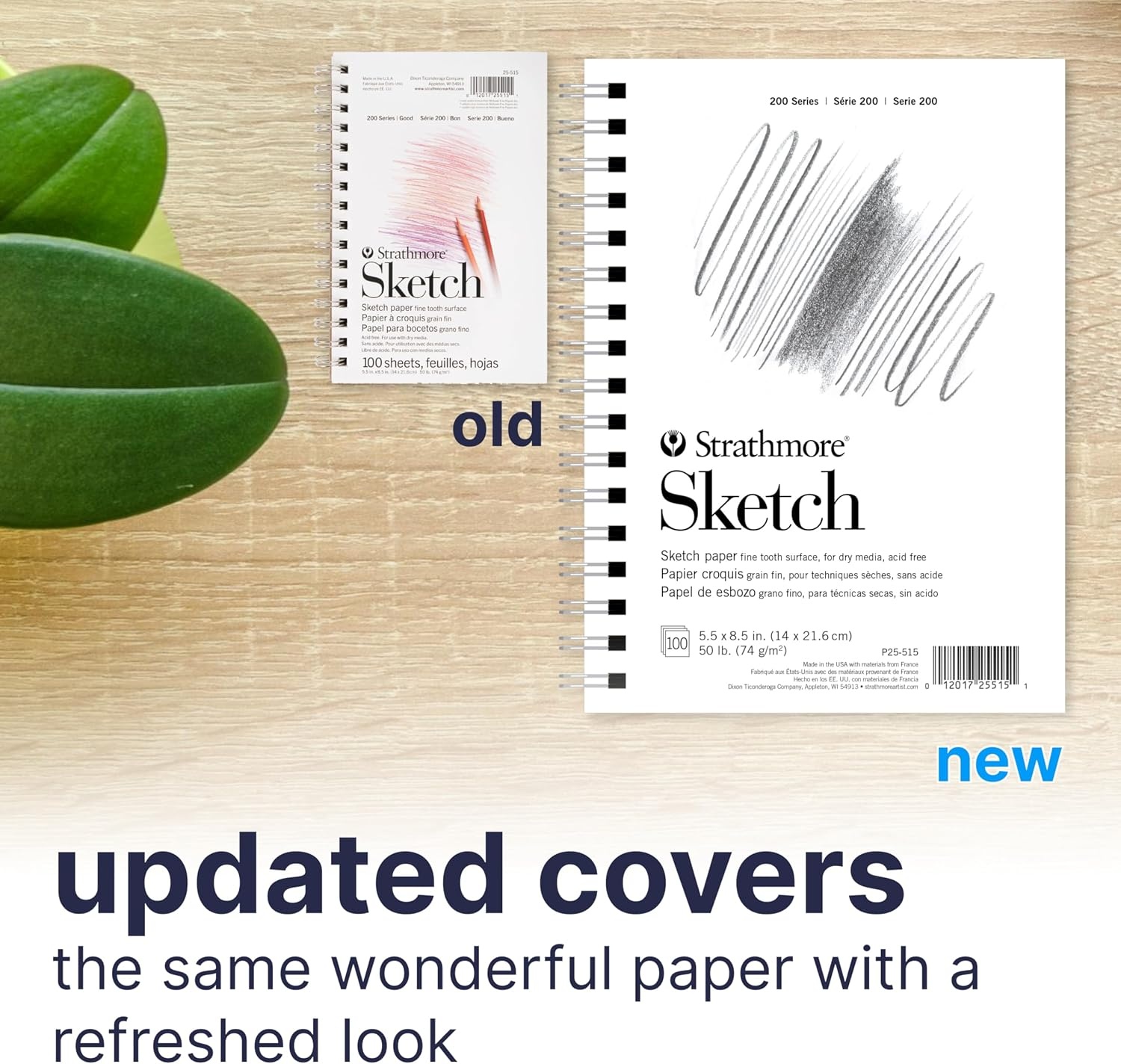 Strathmore 200 Series Sketch Pad, 5.5×8.5 inch, 100 Sheets, Side Wire – Artist Sketchbook for Drawing, Illustration, Art Class Students(5.5×8.5 (Pack of 12))