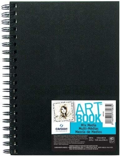 Strathmore Toned Mixed Media Paper Toned Grey 11″X14″-15 Sheets -62462311(White)