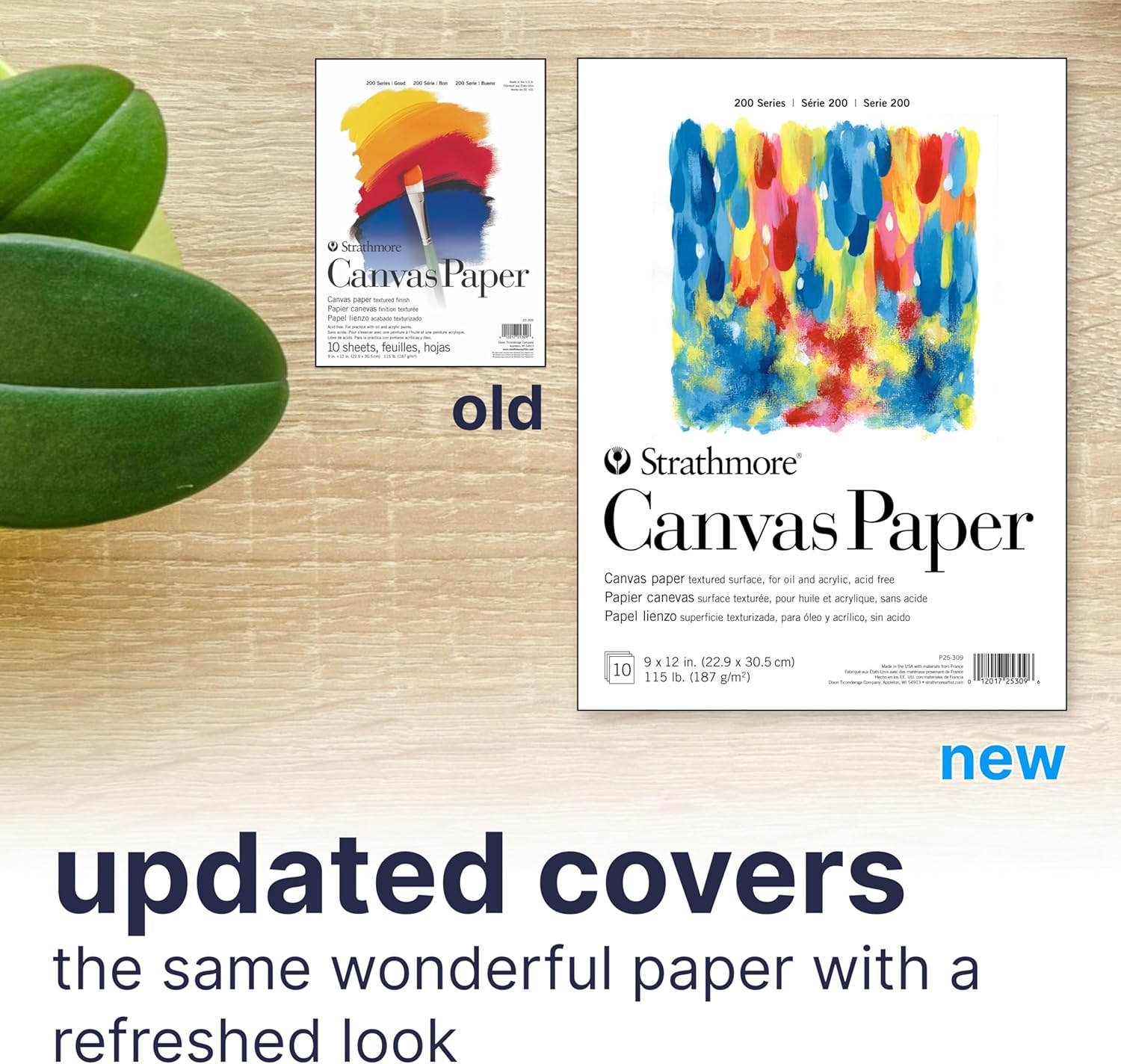 Strathmore 200 Series Canvas Paper, Tape Bound Pad, 9×12 inches, 10 Sheets (115lb/187g) – Artist Paper for Adults and Students – Oil Paint, Acrylic Paint, Mixed Media, Art Journaling(9×12 (Pack of 12))