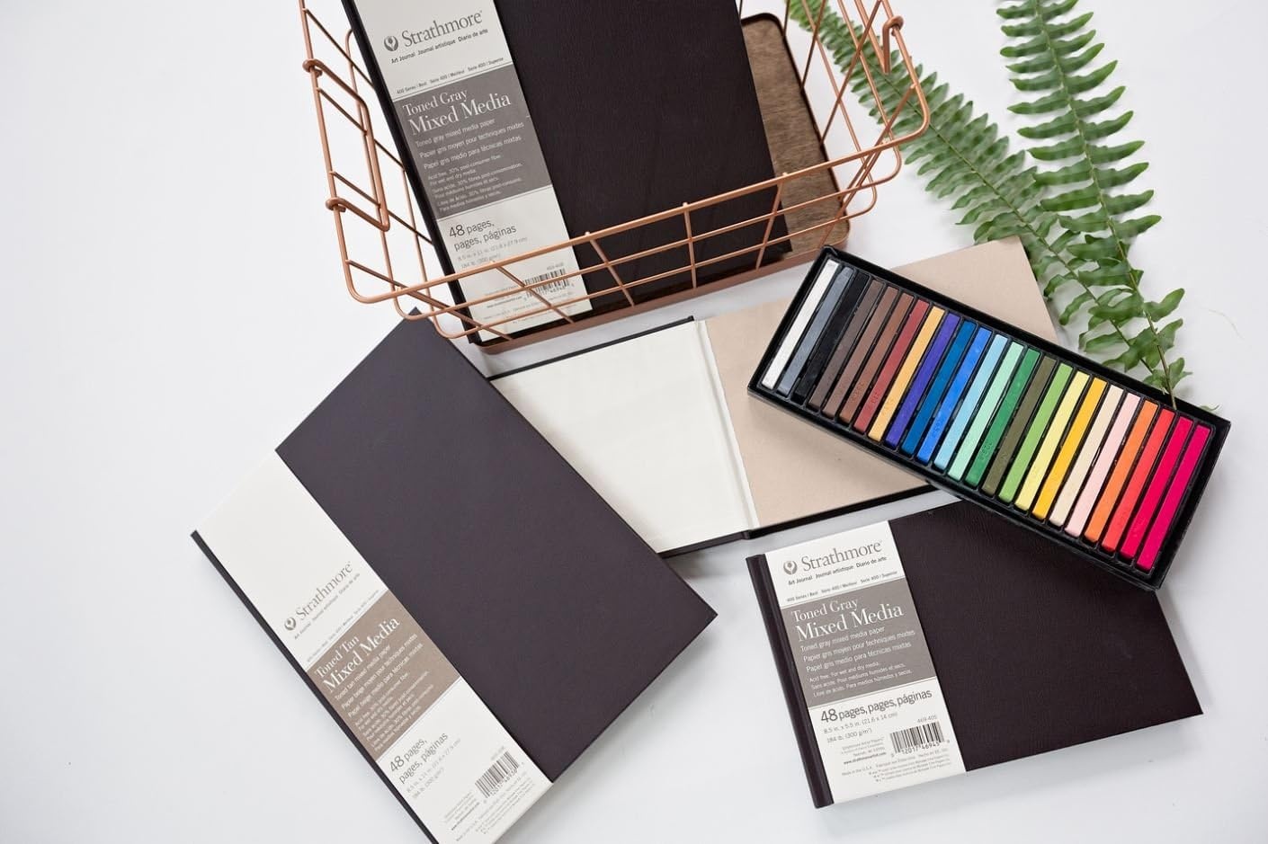 Strathmore Toned Gray Softcover MM 7.75×9.75(Soft Cover  Gray  Phase Out)