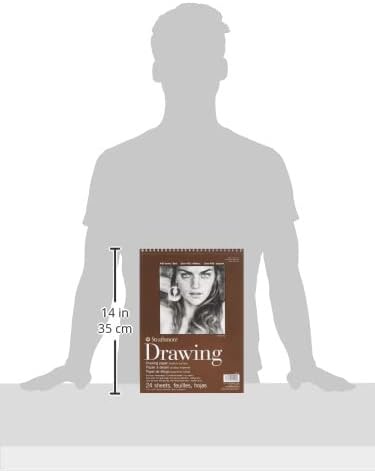 Strathmore Medium Drawing Spiral Paper Pad 6″X8″-24 Sheets -62400200(Medium)
