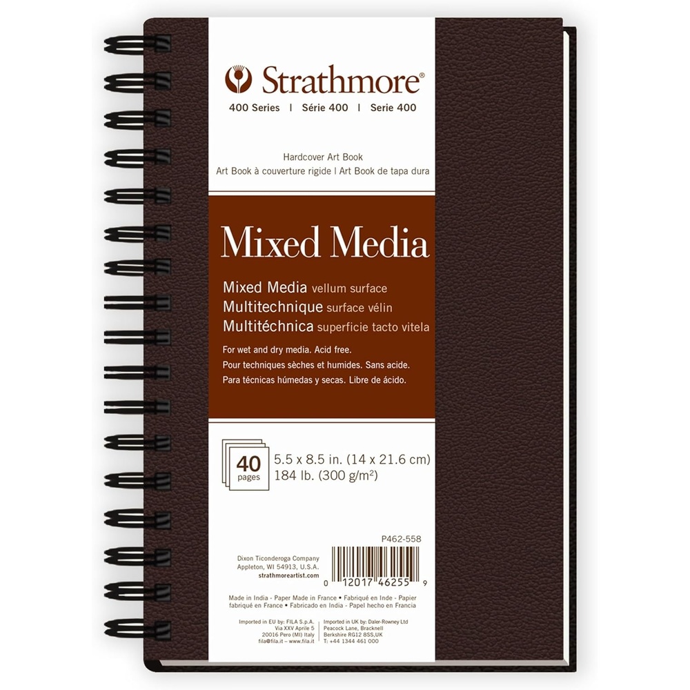 Strathmore Toned Gray Softcover MM 7.75×9.75(Side Wire)