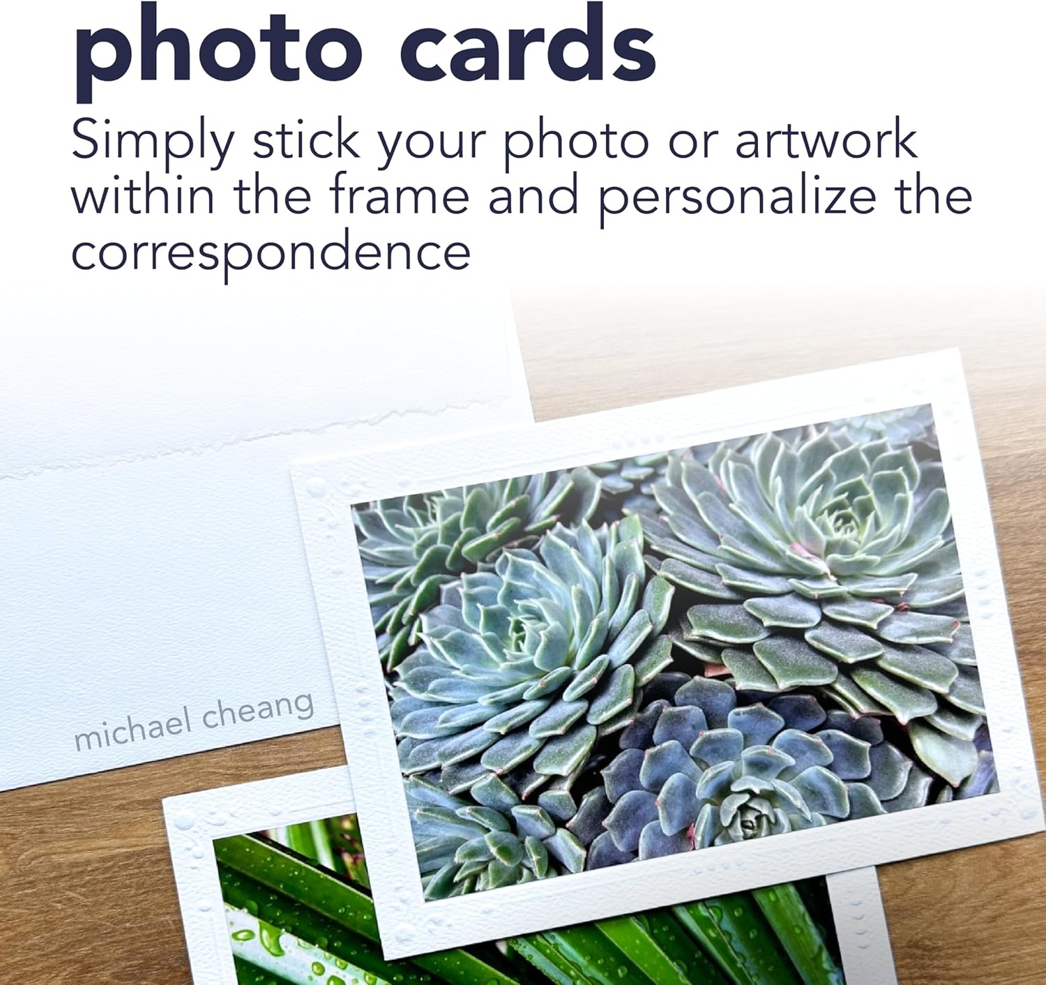 Strathmore Photo Mount Cards, White with Decorative Border, 5×6.875 inches, 100 Pack, Envelopes Included – Custom Greeting Cards for Weddings, Events, Birthdays(5×6.875 (Pack of 4))