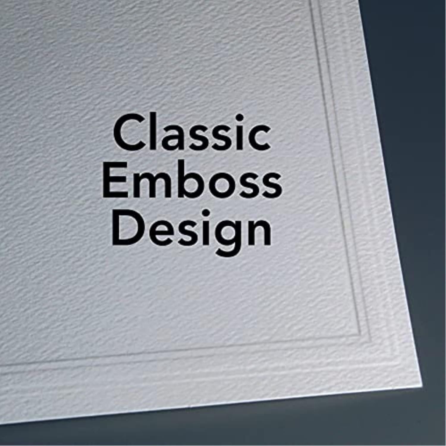 Strathmore Photo Mount Cards, White with Classic Border, 5×6.875 inches, 100 Pack, Envelopes Included – Blank Greeting Cards for Weddings, Events, Birthdays(5×6.875)