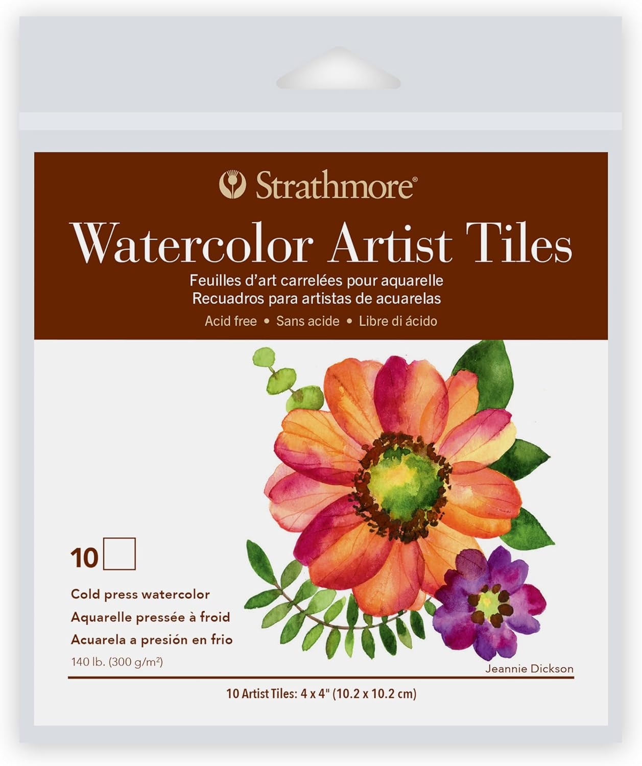 Strathmore Artist Tiles 6″X6″ 30/Pkg-Black -62105974(4 x 4 inches)