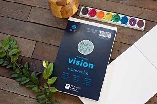 Strathmore Vision Fine Tooth Drawing Pad 9″X12″-64lb, 65 Sheets -62643590(9×12)